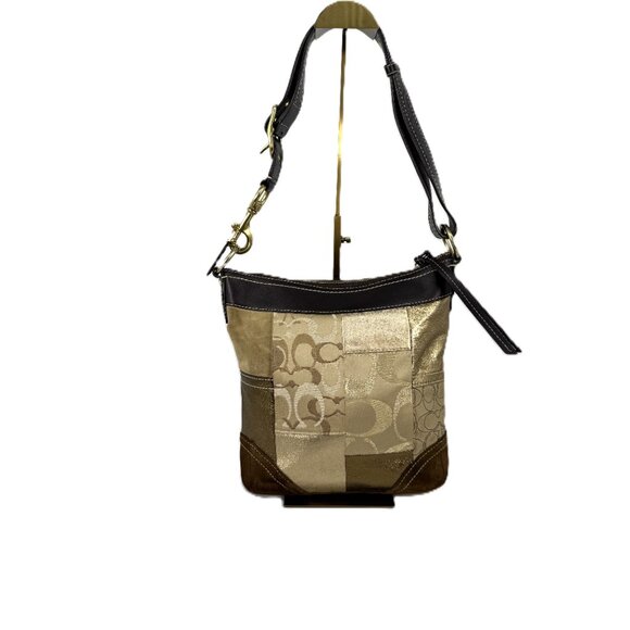 Coach Patchwork Hobo Brown - Picture 3 of 12